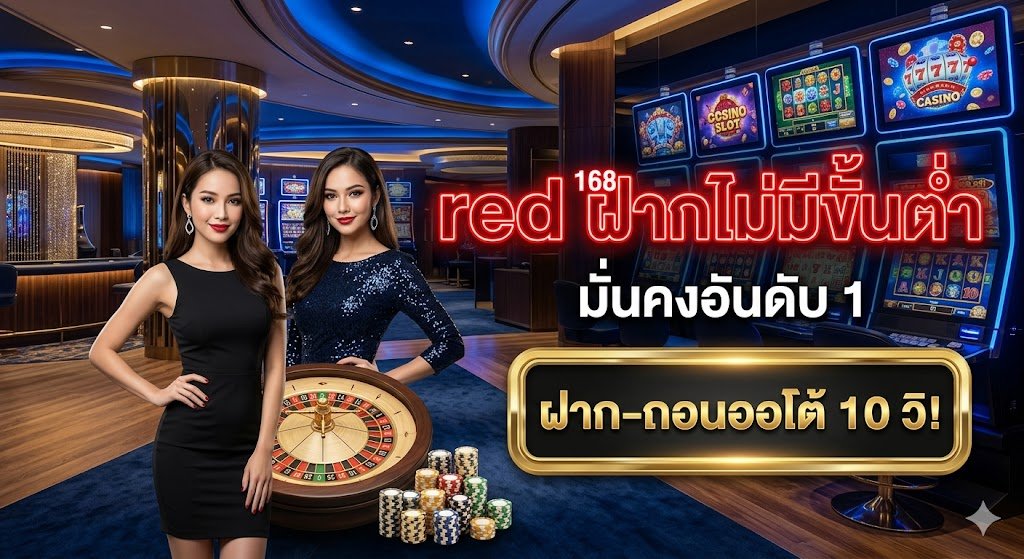 red 168 ฝากไม่มีขั้นต่ำ